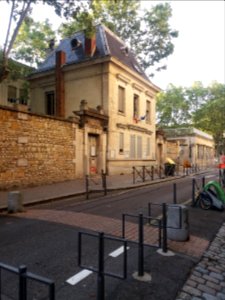 Lyon 3e - Rue Léon Jouhaux, école en travaux (2)
