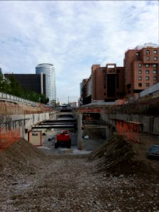 Lyon 3e - Visite du chantier du tunnel Vivier Merle (C)