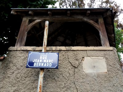Lyon 3e - Rue Jean-Marc Bernard, plaque