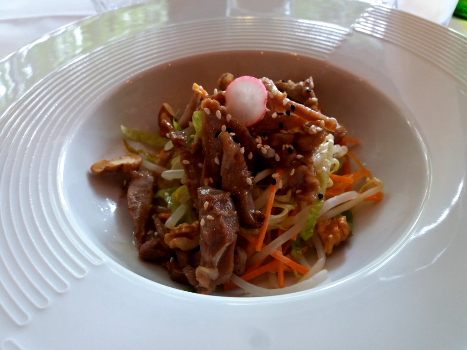 Lyon 3e - Rue Garibaldi, restaurant New China, salade de soja au canard