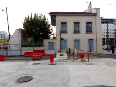 Lyon 3e - Rue Maurice Flandin, maison au numéro 94, à l'angle de la rue Paul Bert