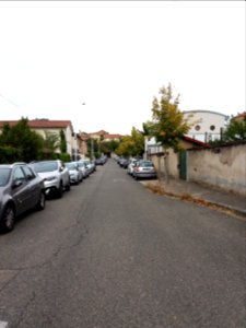 Lyon 3e - Rue Jules Massenet, depuis la rue Constant