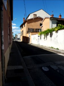 Lyon 4e - Rue Henry Gorjus, vers le nord, depuis la rue Jacques-Louis Hénon