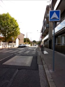 Lyon 4e - Rue Henri Chevalier, vers l'est, depuis la rue de la Tarantaise