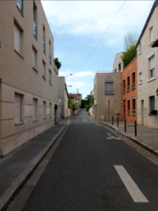 Lyon 4e - Rue Jérôme Dulaar depuis Denfert-Rochereau
