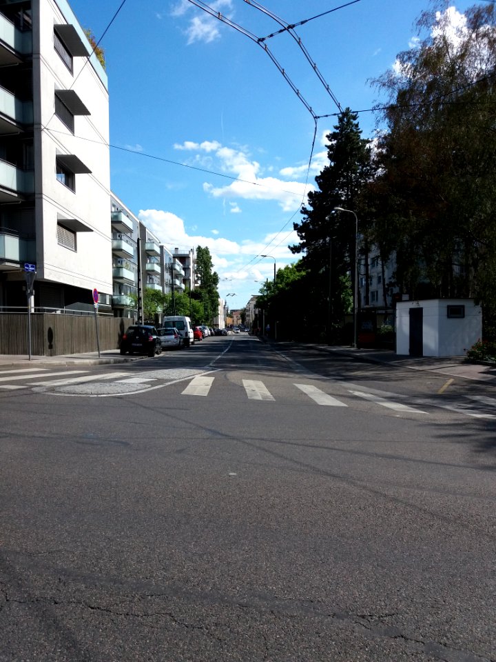 Lyon 4e - Rue Henry Gorjus, depuis la rue Henri Chevalier
