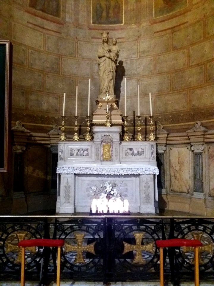 Lyon 4e - Rue Jacques-Louis Hénon - Église Saint-Denis, chapelle de la Vierge