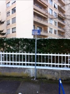 Lyon 4e - Rue Pillement - Plaque