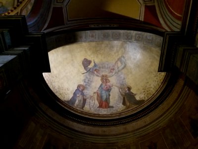 Lyon 4e - Rue Jacques-Louis Hénon - Église Saint-Denis, chapelle de la Vierge, plafond
