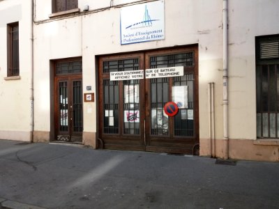 Lyon 4e - Rue Dumont d'Urville, locaux des Restaurant du Cœur