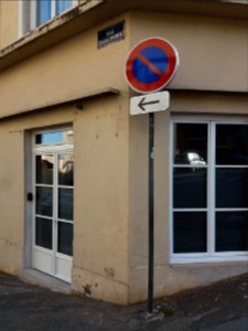 Lyon 4e - Rue Eugène Pons, plaque remplacée