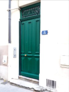 Lyon 4e - Rue Pelletier, porte au numéro 8, Dognin & Co