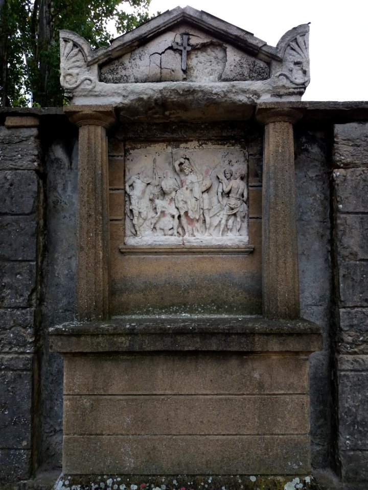 Lyon 5e - Église Saint Irénée, chemin de croix extérieur, station 10