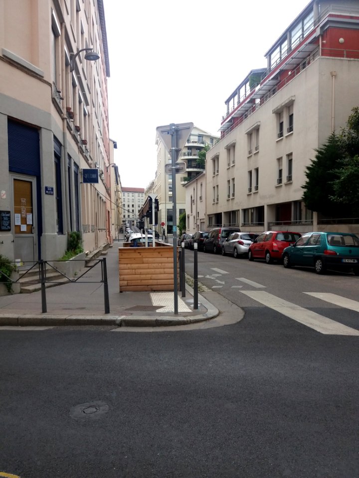 Lyon 4e - Rue Pelletier, depuis la rue Denfert-Rochereau