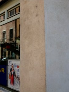Lyon 4e - Rue Dumont, plaque manquante à l'angle de la rue de Cuire