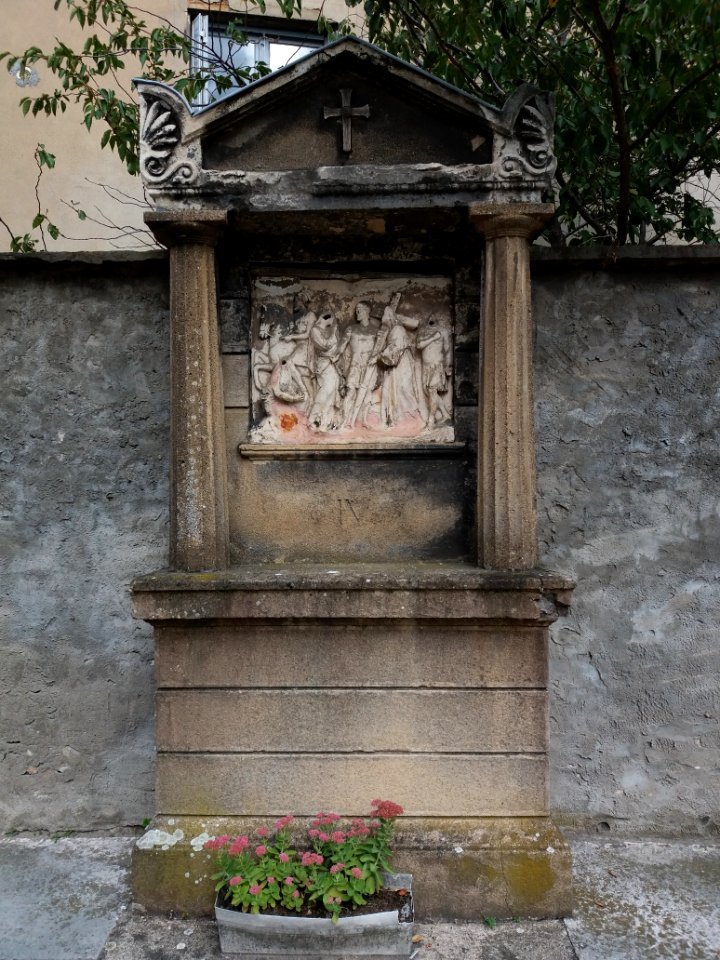 Lyon 5e - Église Saint Irénée, chemin de croix extérieur, station 04