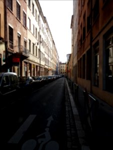 Lyon 4e - Rue Dumont, depuis la rue de Cuire