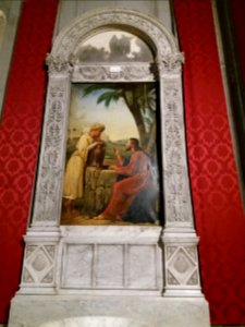 Lyon 5e - Église Saint-Just de Lyon - Tableau (côté façade)