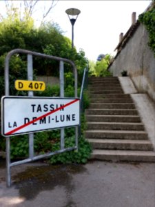 Lyon 5e - Avenue Barthélémy Buyer - Escalier d'accès au chemin de la Demi-Lune