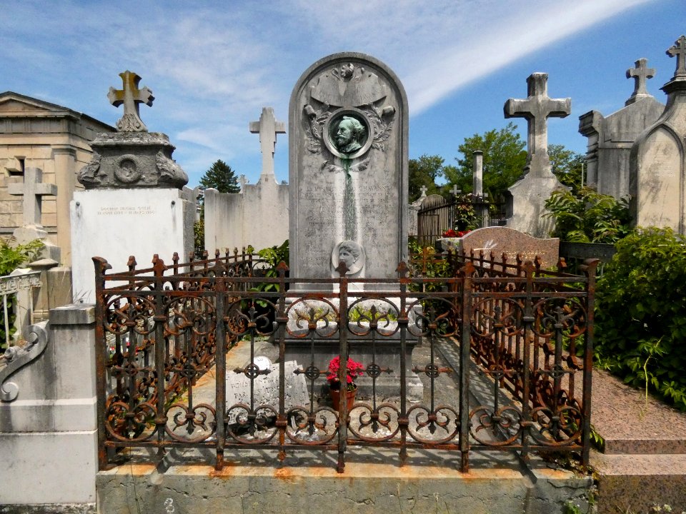 Lyon 5e - Cimetière de Loyasse - Tombe d'Alexis Chavanne