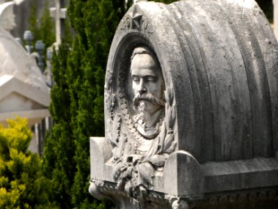 Lyon 5e - Cimetière de Loyasse - Portrait vue depuis la rue