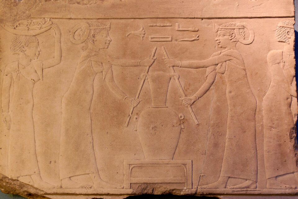 Paris france egyptian antiquities department