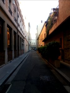 Lyon 6e - Passage Cazenove, restaurant ORSI à droite