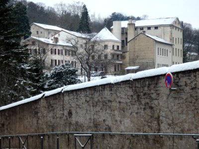 Lyon 5e - Chemin de Montauban - Sainte-Marie La Solitude sous la neige