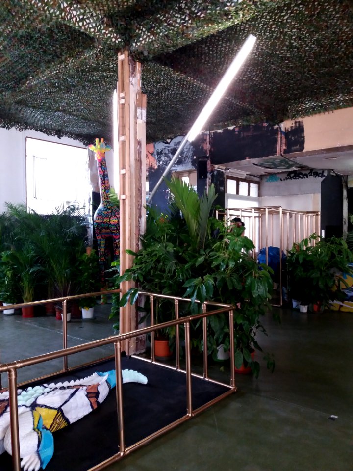 Lyon 6e - Rue de Créqui, Zoo Art Show 2, salle du zoo, plantes