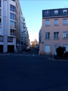 Lyon 7e - Rue André Philip, depuis la grande rue de la Guillotière