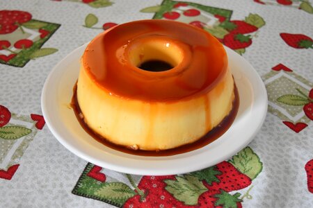 Dessert yellow tasty