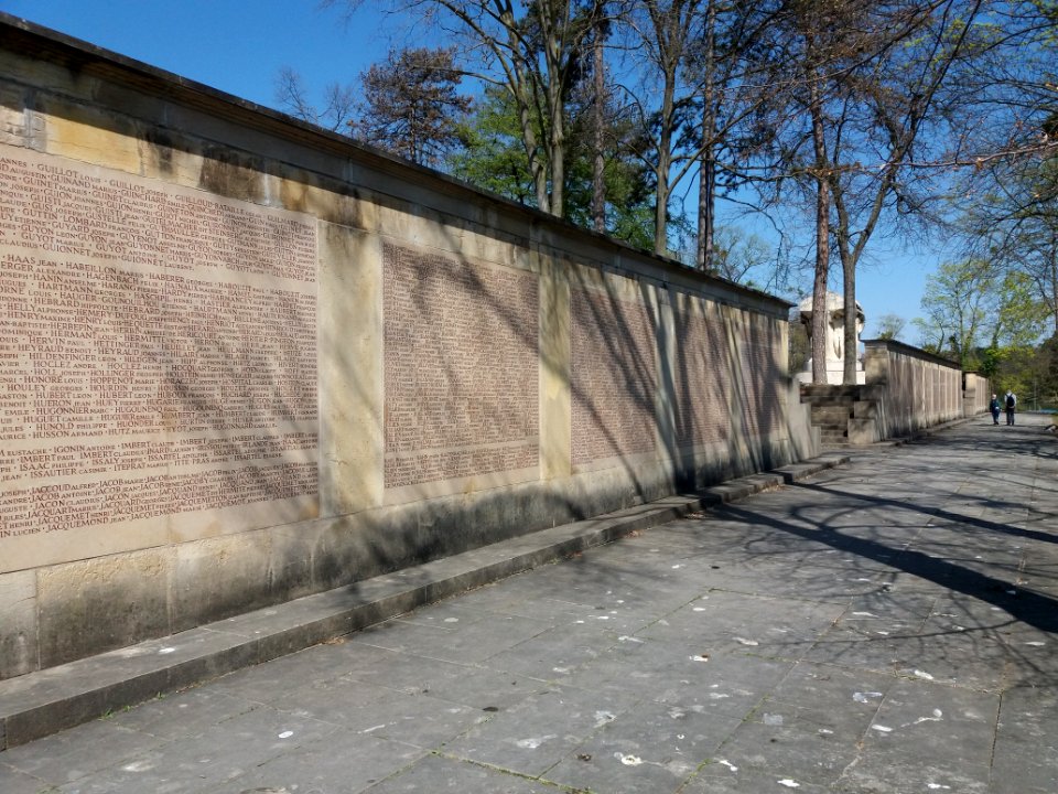Lyon 6e - Parc de la Tête d'Or, allée du Souvenir Français, côté sud-est