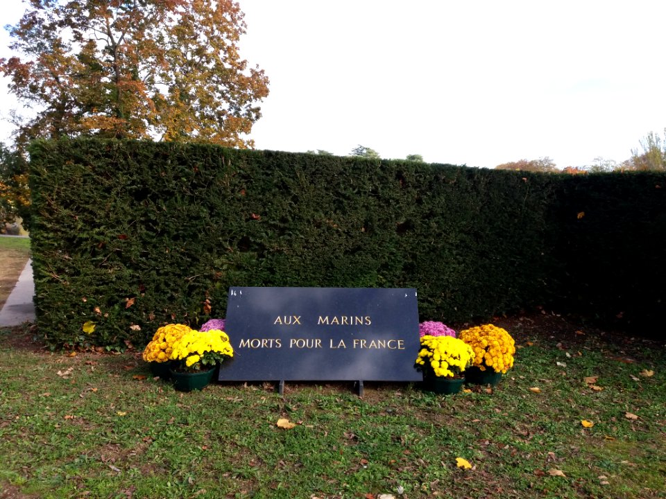 Lyon 6e - Parc de la Tête d'Or - Allée du Souvenir Français, lendemain de la commémoration du 11 novembre en 2019 (04)