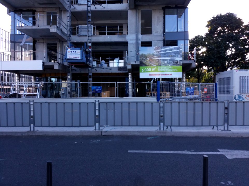 Lyon 7e - Rue Alexander Fleming - Nouveaux immeubles