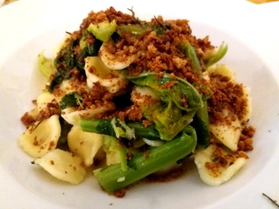 Lyon 7e - Restaurant Veronatuti - Orecchiette con le cime di rapa (plat originaire des Pouilles)