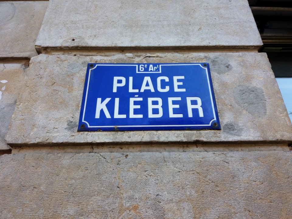 Lyon 6e - Place Kléber, plaque 2
