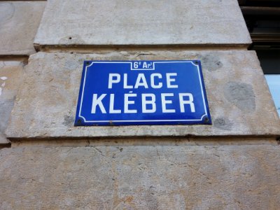Lyon 6e - Place Kléber, plaque 2