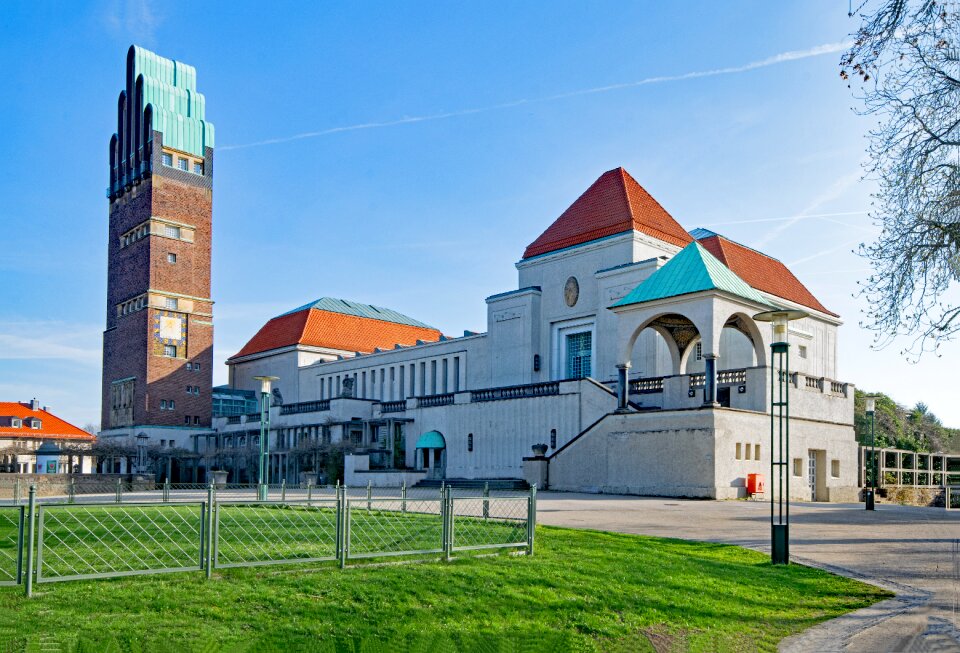 Mathildenhöhe art nouveau five finger tower