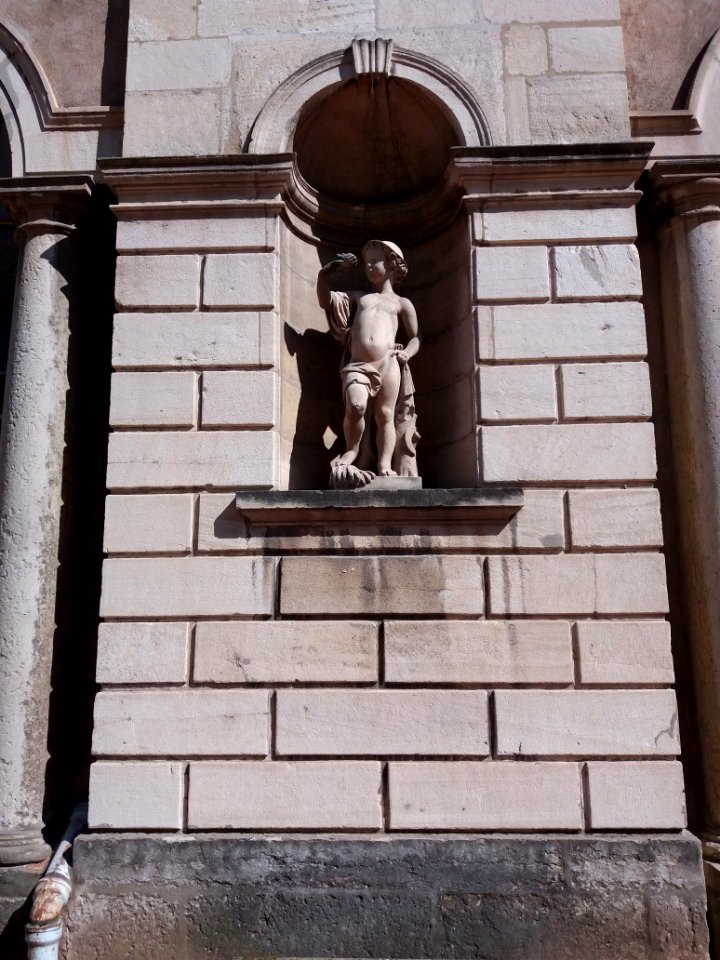 Lyon 6e - Parc de la Tête d'Or, orangerie, statue L'Été