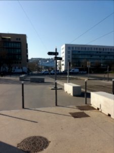 Lyon 7e - Avenue Debourg, panneaux électroniques