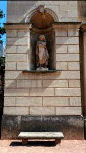 Lyon 6e - Parc de la Tête d'Or, orangerie, statue L'Hiver