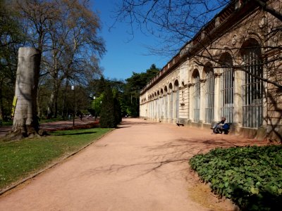Lyon 6e - Parc de la Tête d'Or, orangerie, côté nord