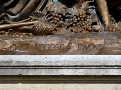 Lyon 6e - Parc de la Tête d'Or - Centauresse et Faune - Titre
