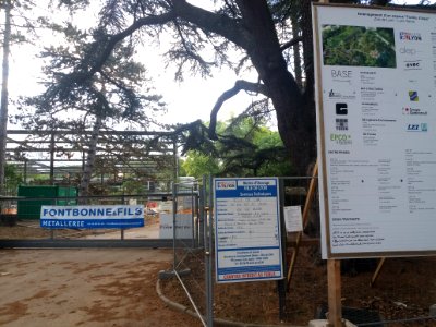 Lyon 6e - Parc de la Tête d'Or - Construction d'un espace Forêts d'Asie