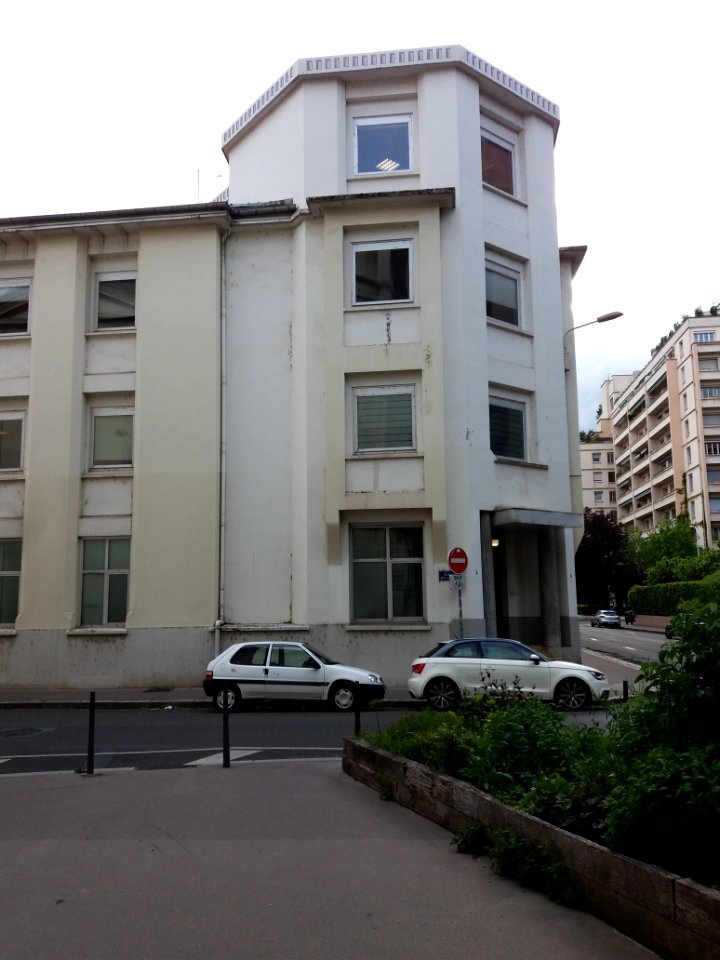 Lyon 6e - Rue Boileau, entrée de l'ancienne usine Mercier et Chaleyssin