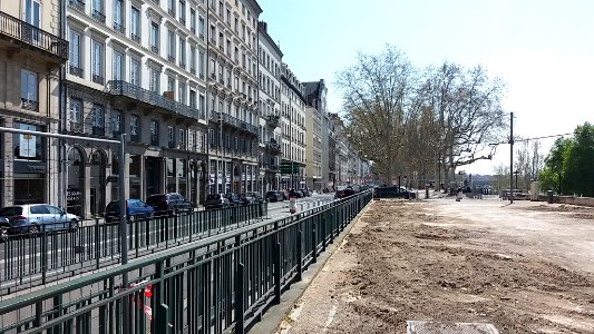 Lyon 6e - Quai Général Sarrail, côté sud au niveau de la place Lyautey