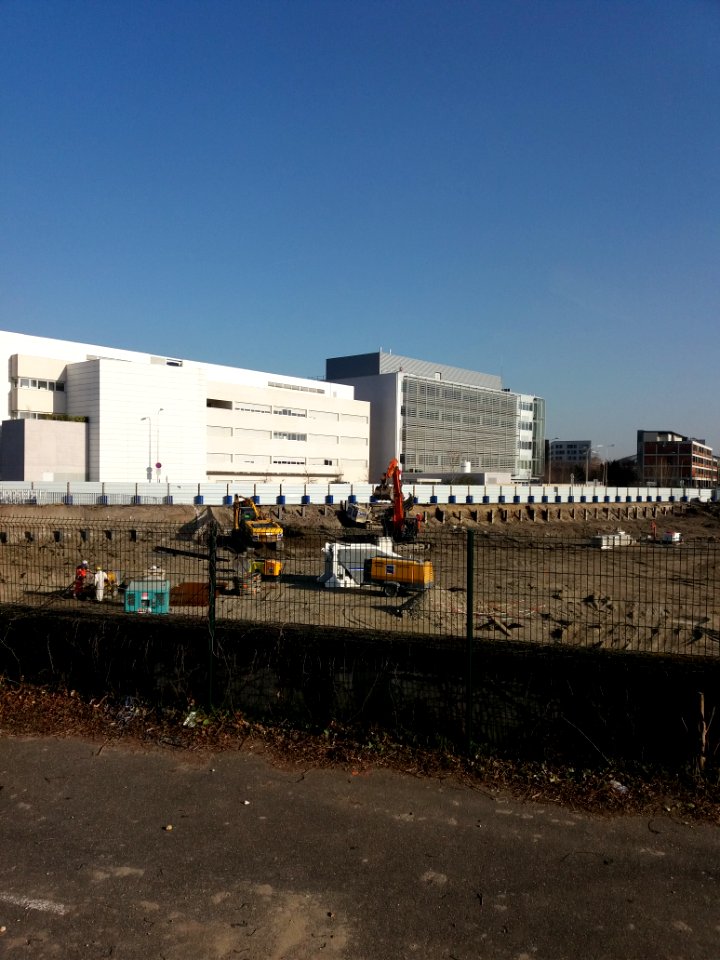 Lyon 7e - Chantier entre les rues de Turin et Alexander Fleming