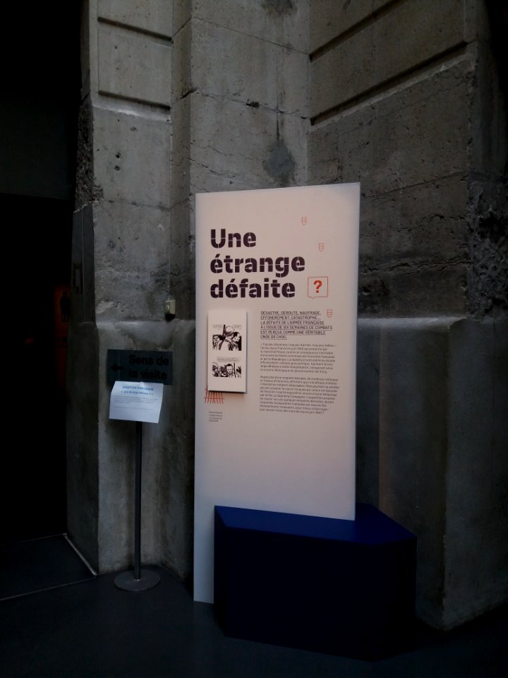 Lyon 7e - CHRD - Exposition Une étrange défaite - Entrée