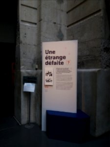 Lyon 7e - CHRD - Exposition Une étrange défaite - Entrée