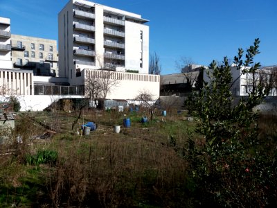 Lyon 7e - Rue Challemel-Lacour - Ancien jardin partagé 01